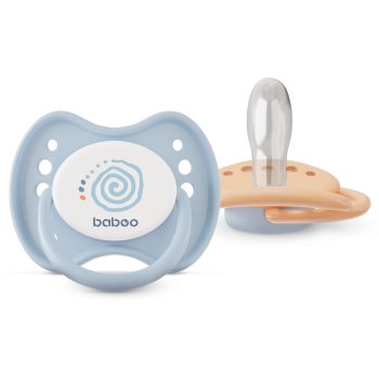 Baboo Soothers Silicone Symmetrical with Case suzetă - imagine 2